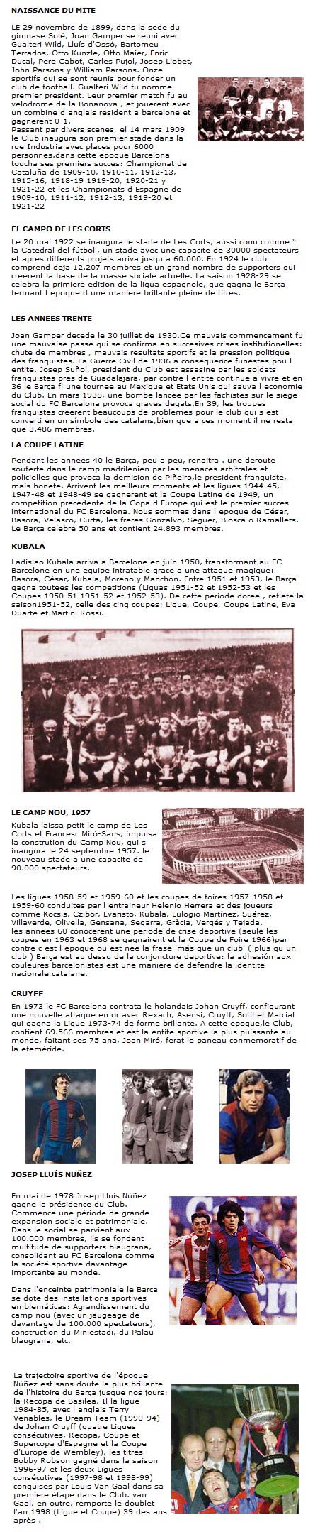 Historique